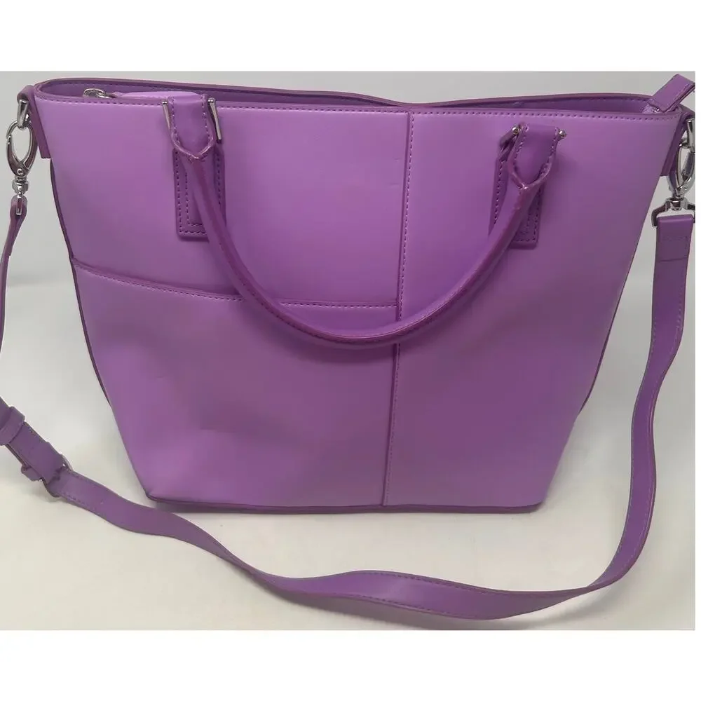 Vera Bradley‎ Women's Lilac Composition Satchel Adjustable Straps